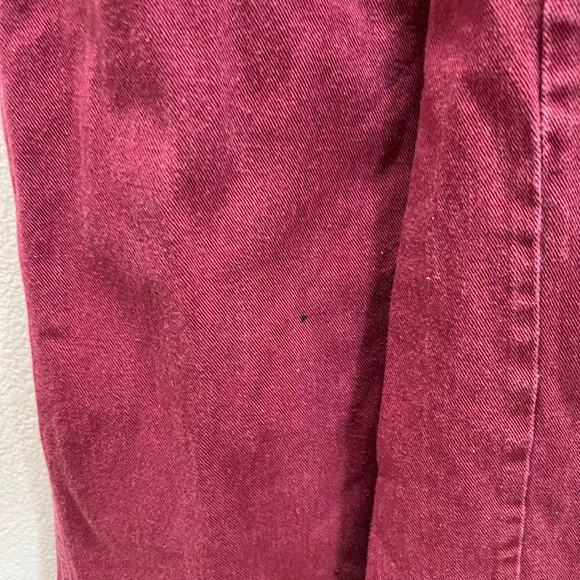 Forever 21 Dark Red Maroon Denim Overalls Size Medium Jeans Fall Size Medium - Picture 4 of 8